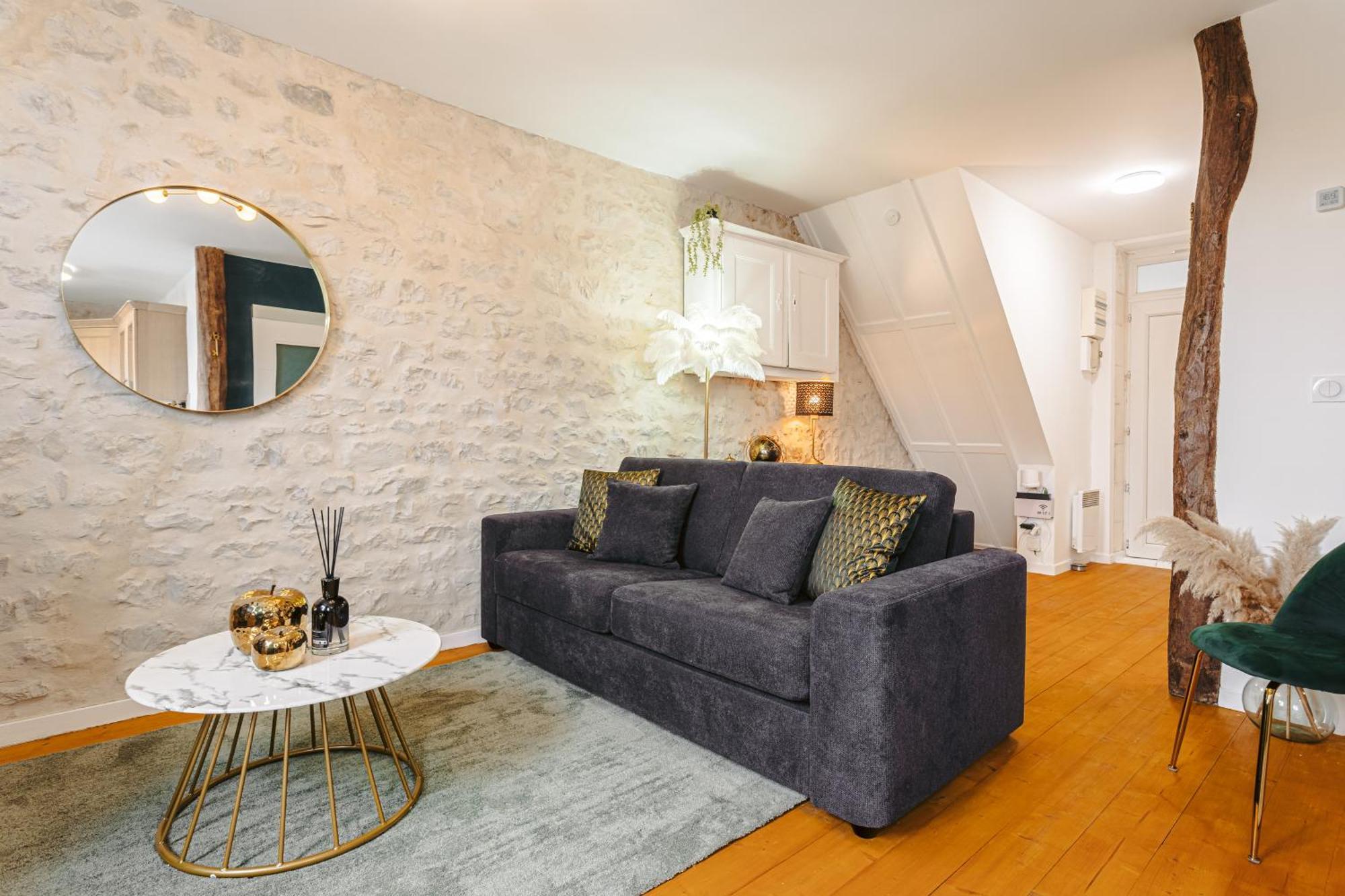 Gatsby - Elegant, Central, Fibre, Tv 4K, Netflix, Literie Confortable La Rochelle  Luaran gambar